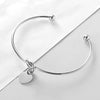 Heart Knot Bangle Cuff Stainless Steel Jewelry Gift for Women Accessory - Image 2