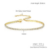 Iced Out 4MM Zircon Tennis Anklet Bracelet for Women Dazzling Bracelet on The Leg Chain Sexy Decoration on Foot Jewelry - Image 20