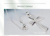 Silver 16-30 Inch Chain Cross Zircon Pendant Necklace For Woman Wedding Party Charm Jewelry - Image 15