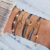 Boho Geometric Bracelet Bangle Sets For Women Vintage Star Map Hand Heart charm Beads Chains Jewelry Accessories - Image 16