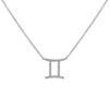 Crmya Cubic Zirconia Charm Chain Pendants 12 Zodiac Constellation Necklace Silver Gold Plated Jewelry For Womdn And Men - Image 10