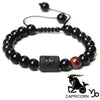 12 Constellation Zodiac Signs Bracelet Black Onyx Beads Cancer Leo Onyx Braided Bracelet for Women Men Couples Jewelry Gift - Image 8