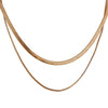Charm Geometric Snake Chain Necklace Stainless Steel Jewelry Golden Metal Texture брелок Women Gift - Image 10