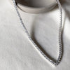 Stonefans V Shape Rhinestone Necklace Choker Wedding Accessories Jewelry Crystal Tennis Chain Necklace Statement Collar