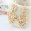 European Exaggerated Earring Bohemian Hollow Leaves Flower Big Pendants Drop Ear Jewelry For Women Gift - Image 8