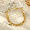 Retro Exaggerated Thick Chain Necklace Double Personality Chain Hip-Hop Neck Chain Choker Necklac Women Jewelry - Image 6