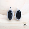 Women Bridal Jewelry Sets Silver Black Cubic Zirconia Jewellery Wedding Earrings Rings Bracelets Pendant Necklace - Image 4