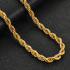 2/3/4/5/6mm Stainless Steel Twisted Rope Chain Necklace for Men Women Gold Color Plated Neck Chains Choker Metal Jewelry Gift - Image 8