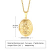Delicate Floral Oval Heart Locket Pendant Necklaces for Women,Stainless Steel Photo Frame Promise Love Keepsake Gift - Image 6