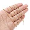 10 Meters Bulk Fancy Stainless Steel Satellite Chain Anti Bead Ball Cable Chain for Necklace Choker Anklet Making - Image 11
