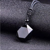 Black Obsidian Pendant Necklace Obsidian Star Pendant Lucky Love Crystal Jewelry With Free Rope - Image 7