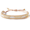 Lady Simple Summer Bead Bracelets Handmade Woven Miyuki Bead Bracelets - Image 1