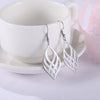 Stainless Steel Symmetrical Geometry Drop Earrings for Women Golden Black Statement Earring Jewelry - Image 7