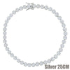 Silver Color Sparking CZ Charm Anklet Round Zircon 5MM Tennis Chain Anklets Ice Out Bling CZ Hip Hop Women Jewelry - Image 7