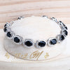 Women Bridal Jewelry Sets Silver Black Cubic Zirconia Jewellery Wedding Earrings Rings Bracelets Pendant Necklace - Image 3