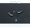 Modian New Charm Starry Stars Clear CZ Stud Earrings for Women Wedding 925 Sterling Silver Statement Jewelry Brincos
