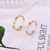 Chain Ring Stainless Steel Rings For Men Women's Rings Geometry Ring Finger Gold Silver Color Ring Set Women Jewelry Gift - Image 5