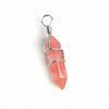 Mix Crystal Quartz Tiger Eye Onyx Lapis Lazuli Amethyst Opal Hexagonal Faceted Bead Twining Iron Wire Pendant 1PCS - Image 20