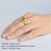 Simple Stainless Steel Rings for Women Arc Rings Jewellery Geometric Ring Size 5 6 7 8 - Image 2