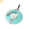 Jade Necklace Stones Pendant Flower Leaf Amethyst Rose Pink Quartz Black Onyx Crystal Donut Necklaces Jewelry - Image 27