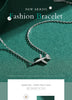 Modian Clear CZ Aircraft Bracelet Solid 925 Sterling Silver Charm Chain Exquisite Bracelets For Women Girls Jewelry Gift