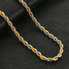 2/3/4/5/6mm Stainless Steel Twisted Rope Chain Long Necklace for Men Women Mixed Color Statement Punk Rock Metal Jewelry - Image 10