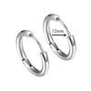 Punk Stainless Steel Chain Hoop Earrings For Women Men Goth Pop Hip Hop Pendants Ear Jewelry Accessories Earring - Image 10