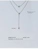 MODIAN Minimalism Three Layer Beads Y-Shape Necklace for Women 925 Sterling Silver Link Chain Necklace Fine Jewelry 2020 New