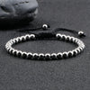 5mm Copper Bead Bracelet Women Men Handmade Adjustable Rope Charm Wristband Buddhist Yoga Bangle Friendship Jewelry Gift - Image 2