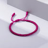 Handmade Bracelet Orange Braided Knot Rope Adjustable Charm Tibetan Buddhist Bracelets For Women Men Jewely Friend Gifts - Image 5