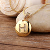 26 Letters Pendant Necklace For Woman Girls Cute Copper Zircon Round Necklace Party Wedding Jewelry Gift - Image 4