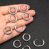 Stainless Steel Hoop Earrings with 3 mm to 5 mm Bands in Multiple Sizes - Image 33