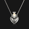 Openable Glaze Vial Pendant Necklace Water Drop Heart Steel Chain Keepsake Jewelry Gift Perfume Mini Bottles Jewellery Necklace - Image 4