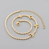 Letter Micro Pave Cubic Zircon Tennis Chain Love Necklaces for Women Crystal Gold Chokers Statement Jewelry - Image 6