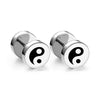 1 Pair Stainless Steel Stud Earrings for Men/Women Cross Pendant Long Tassel Unisex Hoop Earrings Punk Gothic Metal Jewelry - Image 18