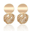 Hollow Round Clip-On Earrings in Multiple Designs - Image 8