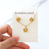 Chic Elegant Heart Indian Jewelry Sets Women Wedding Crown Steel Necklace And Earrings Bulk - Image 40