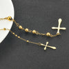 Stainless Steel Vintage Cross Bohemia Religious Rosary Pendant Necklace For Women Men Charm Jewelry Gifts - Image 17