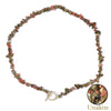 Healing Bohemian Gem Gravel Natural Semi-precious Stone Necklace Women's  Necklace Jewelry Collares Para Mujer Female