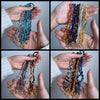 Healing Bohemian Gem Gravel Natural Semi-precious Stone Necklace Women's  Necklace Jewelry Collares Para Mujer Female