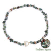 Healing Bohemian Gem Gravel Natural Semi-precious Stone Necklace Women's  Necklace Jewelry Collares Para Mujer Female