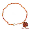 Healing Bohemian Gem Gravel Natural Semi-precious Stone Necklace Women's  Necklace Jewelry Collares Para Mujer Female