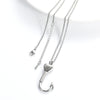 Heart Hook Ashes Urn Necklace Stainless Steel Memorial Jewelry For Pet Ashes Mini Urn Men Gift Cremation Keepsake  Engraving