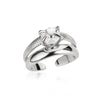 Heart Rings for Women Grils Gold Plated Adjustable Stainless Steel Ring  Trend   Wedding Couple Jewelry anillos mujer