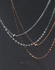 Modian New Design 925 Sterling Silver Double Layer Chokers Necklace for Women Geometric Necklace Korea Style Fine Jewelry