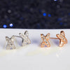 Cubic Zirconia X Letter Earrings Women Jewelry Quality Stud Earrings Classical - Image 2