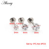 1pc 16G Star Zircon Stainless steel Lip Labret Rings Prong Setting Ear Tragus Cartilage Earrings Piercing Body Jewelry - Image 10