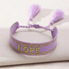 Bohemia Embroidery Letters Woven Tassel Bracelet For Women Handmade Adjustable Rope Braided Bracelet Retro Jewelry Gift - Image 57