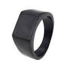Valily 10MM Simple Signet Ring Stainless Steel Chunky Jewelry - Image 8