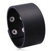 Black Brown Leather Bracelet For Men Punk Vintage Wide Cuff Bracelets Jewellery - Image 7